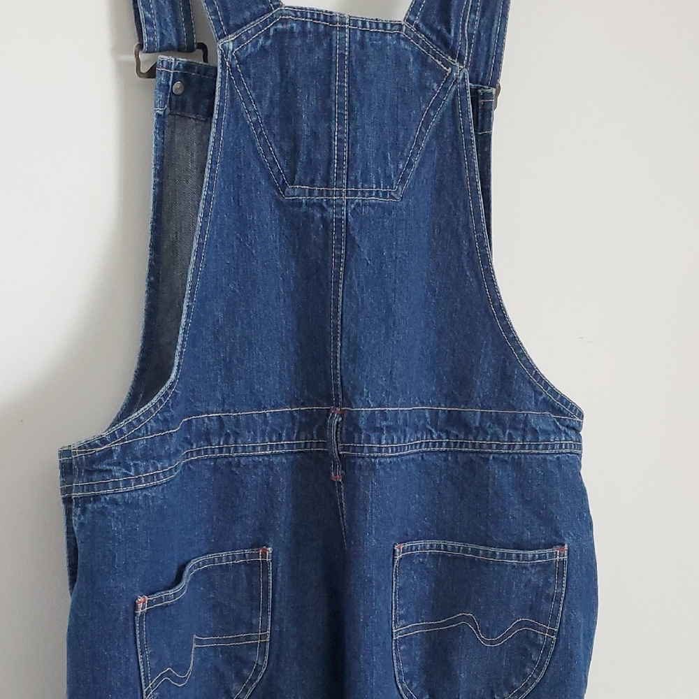 Classic Blue Denim Women's Overalls - Picture 3 of 10